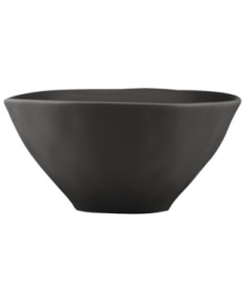 Find stylish versatility in the organic shape and matte-glazed finish of the Casual Luxe all-purpose bowl from Donna Karan by Lenox. Durable stoneware in modern black is an ideal host for everyday meals and a natural go-to for entertaining. Find stylish versatility in the organic shape and matte-glazed finish of the Casual Luxe all-purpose bowl from Donna Karan by Lenox. Durable stoneware in modern black is an ideal host for everyday meals and a natural go-to for entertaining.