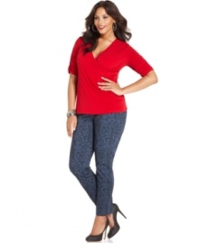 Revamp your denim with Style&co.'s plus size skinny jeans, flaunting a printed wash. Revamp your denim with Style&co.'s plus size skinny jeans, flaunting a printed wash.