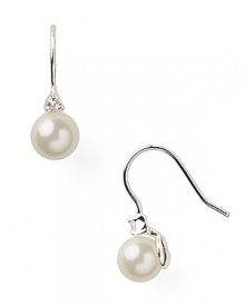 Ease into evening with Lauren by Ralph Lauren's delicate pearl drop earrings. With a classic look, these stacked earrings add a timeless touch to your favorite cocktail dress and heels. Ease into evening with Lauren by Ralph Lauren's delicate pearl drop earrings. With a classic look, these stacked earrings add a timeless touch to your favorite cocktail dress and heels.