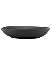 Find stylish versatility in the organic shape and matte-glazed finish of this Casual Luxe bowl from Donna Karan by Lenox. Durable stoneware in modern black is an ideal host for everyday meals and a natural go-to for entertaining. Find stylish versatility in the organic shape and matte-glazed finish of this Casual Luxe bowl from Donna Karan by Lenox. Durable stoneware in modern black is an ideal host for everyday meals and a natural go-to for entertaining.