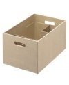 There's so much more in store. Perfectly complementing your space, this innovative and durable box looks good & organizes great with flex dividers that customize the interior to sort and order your belongings. The dividers simply pop open when you need them and pop back when you don't, creating order that makes it easy to find what you're looking for.