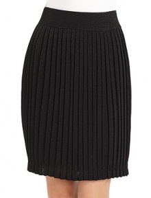 THE LOOKAllover shimmer accentsBanded elastic waistAccordion pleatingSingle thread banded hemTHE FITAbout 22 from waist to hemTHE MATERIAL86% acetate/8% metallic/6% nylonFully linedCARE & ORIGINDry cleanImportedModel shown is 5'10½ (179cm) wearing US size Small. THE LOOKAllover shimmer accentsBanded elastic waistAccordion pleatingSingle thread banded hemTHE FITAbout 22 from waist to hemTHE MATERIAL86% acetate/8% metallic/6% nylonFully linedCARE & ORIGINDry cleanImportedModel shown is 5'10½ (179cm) wearing US size Small.