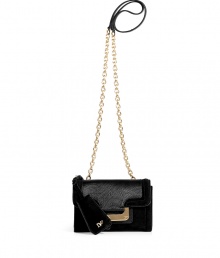 A mini version of the must-have Harper silhouette, this Diane von Furstenberg crossbody bag will update your cocktail-ready look - Front flap with magnetic snap closure, back slit pocket with hidden magnetic snap, lip-shaped mirror attached to handle, chain detailed shoulder strap, red interior, inside zippered back wall pocket, back logo detail - Pair with a flirty frock and heels A mini version of the must-have Harper silhouette, this Diane von Furstenberg crossbody bag will update your cocktail-ready look - Front flap with magnetic snap closure, back slit pocket with hidden magnetic snap, lip-shaped mirror attached to handle, chain detailed shoulder strap, red interior, inside zippered back wall pocket, back logo detail - Pair with a flirty frock and heels