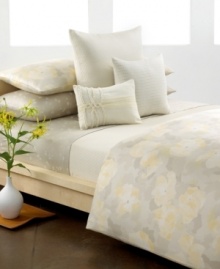 This woven European sham from Calvin Klein makes a luxe addition to your bed in soft and sophisticated piece-dyed cotton. Reverses to self; European closure. This woven European sham from Calvin Klein makes a luxe addition to your bed in soft and sophisticated piece-dyed cotton. Reverses to self; European closure.