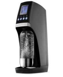 Pop goes the soda. Just touch a button and enjoy the bubbly you love. With 4 pre-programmed levels of fizziness-from light to turbo-this beverage maker saves time, money, energy... and the earth! 2-year warranty. Model 1019112010. Pop goes the soda. Just touch a button and enjoy the bubbly you love. With 4 pre-programmed levels of fizziness-from light to turbo-this beverage maker saves time, money, energy... and the earth! 2-year warranty. Model 1019112010.