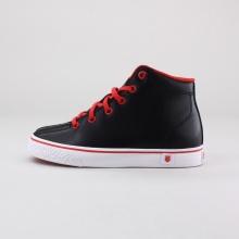 These children's shoes are a classic K-Swiss sneaker with a high top style and rubber cupsole. Features a lightweight leather woven canvas upper with durable metal eyelets. Imported. These children's shoes are a classic K-Swiss sneaker with a high top style and rubber cupsole. Features a lightweight leather woven canvas upper with durable metal eyelets. Imported.