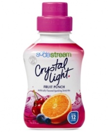 Punch up your day! Enjoy refreshing fruit punch flavor in just a moment's time with this mix & your faithful SodaStream. Revolutionize the way you quench your thirst with this healthful and lower calorie option. Punch up your day! Enjoy refreshing fruit punch flavor in just a moment's time with this mix & your faithful SodaStream. Revolutionize the way you quench your thirst with this healthful and lower calorie option.