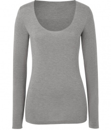Effortlessly feminine, this super soft long sleeve tee from Majestic is a new-season must-have basic - Scooped neckline, long sleeves, stitched trim - Loosely fitted - Pair with printed skinny jeans, a boyfriend blazer, and ankle booties Effortlessly feminine, this super soft long sleeve tee from Majestic is a new-season must-have basic - Scooped neckline, long sleeves, stitched trim - Loosely fitted - Pair with printed skinny jeans, a boyfriend blazer, and ankle booties