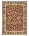 Impeccably detailed florals cascade across this Samira area rug from Loloi, imparting a distinctly traditional and elegant design for any space. Crafted in Turkey of ultra-durable and easy-to-clean polypropylene.