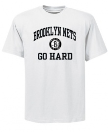 Nothing but the Nets. Cheer on the Brooklyn Nets as they go hard making buckets in this tee by Majestic. Nothing but the Nets. Cheer on the Brooklyn Nets as they go hard making buckets in this tee by Majestic.