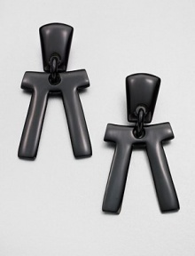 Offering abstract style, horn earrings guaranteed to garner compliments.HornDrop, about 4Imported Offering abstract style, horn earrings guaranteed to garner compliments.HornDrop, about 4Imported