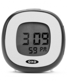 Time is on your side! Designed with a clock & 12-hour timer function, this kitchen essential makes it easy to keep track of recipes and what's cookin'. A large, easy-to-read display stores frequently programmed times for effortless prep, and an included magnet is the perfect accessory for popping this timer on the fridge or stove hood. Lifetime warranty. Time is on your side! Designed with a clock & 12-hour timer function, this kitchen essential makes it easy to keep track of recipes and what's cookin'. A large, easy-to-read display stores frequently programmed times for effortless prep, and an included magnet is the perfect accessory for popping this timer on the fridge or stove hood. Lifetime warranty.