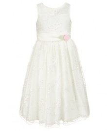 What a little lady. This delicate dress from Princess Faith is perfect for days when she wants to feel a little more grown-up. What a little lady. This delicate dress from Princess Faith is perfect for days when she wants to feel a little more grown-up.