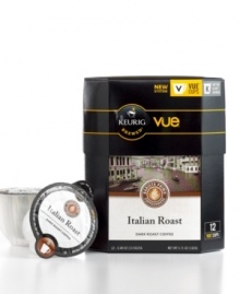 A time-honored classic in no time at all! Robust and bursting with flavor, this heavy-bodied blend echoes the sweetness of ripe berries mixed with the irresistibly deep brilliance of a dark-roasted Italian blend. Every cup is bold and balanced with a bright hint of smokiness. A time-honored classic in no time at all! Robust and bursting with flavor, this heavy-bodied blend echoes the sweetness of ripe berries mixed with the irresistibly deep brilliance of a dark-roasted Italian blend. Every cup is bold and balanced with a bright hint of smokiness.