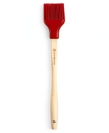Cook in color! With all the brilliance & personality of Le Creuset, this basting brush features silicone bristles that evenly and expertly dish out flavorful marinades and sauces for perfectly roasted, grilled and prepared meals. A dishwasher-safe construction means zero hassle from prep to presentation. Cook in color! With all the brilliance & personality of Le Creuset, this basting brush features silicone bristles that evenly and expertly dish out flavorful marinades and sauces for perfectly roasted, grilled and prepared meals. A dishwasher-safe construction means zero hassle from prep to presentation.