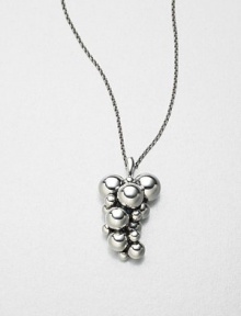 From the Moonlight Grapes Collection. A bubbly cluster of luscious-looking grapes with an oxidized finish hangs from a graceful chain.Sterling silverChain length, about 24Pendant length, about 1¾Signature claspImported From the Moonlight Grapes Collection. A bubbly cluster of luscious-looking grapes with an oxidized finish hangs from a graceful chain.Sterling silverChain length, about 24Pendant length, about 1¾Signature claspImported