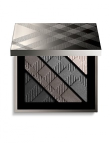 Designed for effortless application, this Burberry Beauty Complete Eye Palette contains an illuminating base, two blendable shades to add structure, and a liner to define and enrich. The lightweight, natural formula allows you to create a custom smokey finish, while the spectrum of textures blended with silicones provide smooth glide and easy application. Micronised satin smooth pigments provide long-lasting vibrant colour and colour-true finish.