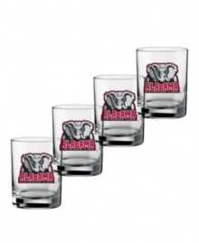 Kick off every game and show spirit in the off-season with glassware cheering on your favorite college football team. A must-have set for die-hard fans! From Kraftware's collection of drinking glasses. Kick off every game and show spirit in the off-season with glassware cheering on your favorite college football team. A must-have set for die-hard fans! From Kraftware's collection of drinking glasses.