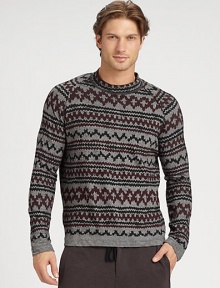A slub-cotton style with an intriguing print and classic raglan sleeves.Pullover styleRaglan sleevesAbout 33 from shoulder to hem65% cotton/35% polyesterDry cleanImported A slub-cotton style with an intriguing print and classic raglan sleeves.Pullover styleRaglan sleevesAbout 33 from shoulder to hem65% cotton/35% polyesterDry cleanImported