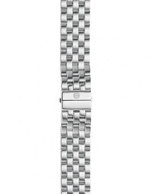 Michele Sport Sail stainless steel watch strap gives your favorite timepiece a new look. Interchangeable with any Michele watch head from the Sport Sail Collection. Michele Sport Sail stainless steel watch strap gives your favorite timepiece a new look. Interchangeable with any Michele watch head from the Sport Sail Collection.