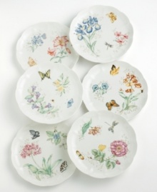 Mix and match different dinner plates with floral and butterfly Lenox patterns to create a unique customized dining experience. In dishwasher-safe bone china. Qualifies for Rebate Mix and match different dinner plates with floral and butterfly Lenox patterns to create a unique customized dining experience. In dishwasher-safe bone china. Qualifies for Rebate