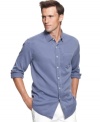 Something more modern like this long sleeved shirt from Tommy Bahama is going to suit your casual style to a tee.