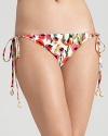 An artful poppy print from Milly brings vibrant color and modern flower power to your swimwear collection.