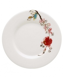 A dual-purpose dish, this Chirp party plate is a perfect size for snacks and appetizers, but also serves as your saucer. In chip-resistant bone china, it's as boldly stylish as it is durable. From Lenox Simply Fine dinnerware and dishes collection. Qualifies for Rebate A dual-purpose dish, this Chirp party plate is a perfect size for snacks and appetizers, but also serves as your saucer. In chip-resistant bone china, it's as boldly stylish as it is durable. From Lenox Simply Fine dinnerware and dishes collection. Qualifies for Rebate