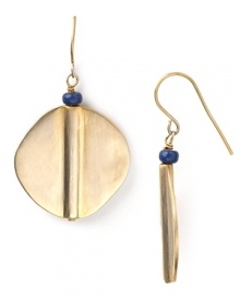 Nod to the statement earring trend with this pair of hammered gold discs from Lauren by Ralph Lauren. This shapely style is an an endlessly wearable way to strike gold