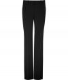 Your workweek style just got more chic with these straight leg pants from Hugo - Flat front, belt loops, off-seam pockets, single back welt pocket, straight leg with crease detail, slim fit - Style with a fitted blouse, a blazer, and classic pumps