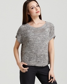 Elegantly understated, this Eileen Fisher Petites top pairs a perfectly slouchy shape with an on-trend high/low hem. Elegantly understated, this Eileen Fisher Petites top pairs a perfectly slouchy shape with an on-trend high/low hem.