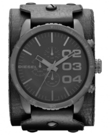 Gunmetal is all the rage this season. This Diesel watch is covered in the eye-catching tone. Gunmetal is all the rage this season. This Diesel watch is covered in the eye-catching tone.