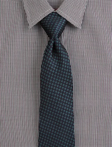 Subtle, neatly patterned design in luxuriously woven silk.SilkDry cleanMade in United Kingdom Subtle, neatly patterned design in luxuriously woven silk.SilkDry cleanMade in United Kingdom