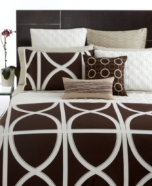 Finish with luxury. Hotel Collection's Deco bedskirt offers clean, modern lines and expert tailoring in wrinkle-resistant, 400-thread count Pima cotton for an ultra-smooth look. Finish with luxury. Hotel Collection's Deco bedskirt offers clean, modern lines and expert tailoring in wrinkle-resistant, 400-thread count Pima cotton for an ultra-smooth look.