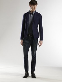Slim, streamlined design tailored in a cool cotton with double chest flap pockets for an effortless style finish.Button-frontChest flap pocketsCottonHand washMade in Italy Slim, streamlined design tailored in a cool cotton with double chest flap pockets for an effortless style finish.Button-frontChest flap pocketsCottonHand washMade in Italy