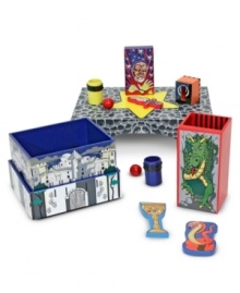 Alakazam! Young magicians will improve their confidence and fine motor skills as they amaze family and friends with five exciting tricks! This fabulous set includes Wizard's Wonder, Mystery Cube, Dragon's Den and more! Alakazam! Young magicians will improve their confidence and fine motor skills as they amaze family and friends with five exciting tricks! This fabulous set includes Wizard's Wonder, Mystery Cube, Dragon's Den and more!
