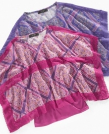 Intricate detailing on these Carlie diamond tops from Jessica Simpson give her a compliment-catching look. Intricate detailing on these Carlie diamond tops from Jessica Simpson give her a compliment-catching look.