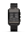 With ultramodern angles and a black-on-black display, this sleek Burberry watch has an eye on the future.