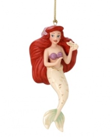 An underseas treasure for your tree, this Ariel ornament evokes the classic Disney film. The little mermaid dreams she's back on land, just in time for Christmas! (Clearance) An underseas treasure for your tree, this Ariel ornament evokes the classic Disney film. The little mermaid dreams she's back on land, just in time for Christmas! (Clearance)