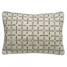 An intricate pattern of petals lays gracefully on this decorative pillow. Fashioned from a fine silk, it makes a beautiful addition to any home. An intricate pattern of petals lays gracefully on this decorative pillow. Fashioned from a fine silk, it makes a beautiful addition to any home.