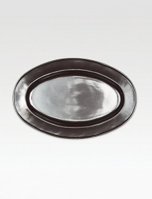 A historically beautiful aesthetic without the need to polish, Juliska's oven-to-table pewter stoneware is ever-gleaming and endlessly chic.Stoneware ceramicDishwasher safe15 X 10Imported A historically beautiful aesthetic without the need to polish, Juliska's oven-to-table pewter stoneware is ever-gleaming and endlessly chic.Stoneware ceramicDishwasher safe15 X 10Imported