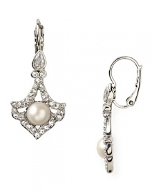 Make statement jewelry your signature. Carolee's crystal and pearl drop earrings are elegant yet easy-to-wear, adding heirloom impact to every look.