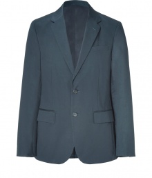 Add some urbane style to your workweek look with this sophisticated blazer from Michael Kors - Notch lapels, two-button closure, two flap pockets, slim fit - Pair with slim trousers, a striped button down, and oxfords Add some urbane style to your workweek look with this sophisticated blazer from Michael Kors - Notch lapels, two-button closure, two flap pockets, slim fit - Pair with slim trousers, a striped button down, and oxfords
