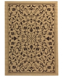 Indoors or out, this beautiful rug offers lasting elegance and durability. Safavieh's enhanced polypropylene fibers create a resilient construction that withstands the elements outside or the heavy foot traffic in your busy family room. Indoors or out, this beautiful rug offers lasting elegance and durability. Safavieh's enhanced polypropylene fibers create a resilient construction that withstands the elements outside or the heavy foot traffic in your busy family room.