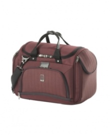 A lighter construction and fashion-forward design put you on the fast track to your destination. An attractive herringbone trim combines with durable ballistic nylon, which features reinforced carrying points, for a deluxe tote that is the perfect quick trip companion! Limited lifetime warranty. A lighter construction and fashion-forward design put you on the fast track to your destination. An attractive herringbone trim combines with durable ballistic nylon, which features reinforced carrying points, for a deluxe tote that is the perfect quick trip companion! Limited lifetime warranty.