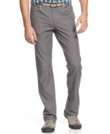 Change you pattern with these herringbone pants from Kenneth Cole Reaction.