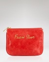 Rebecca Minkoff gives the slave to style just what she needs: another designer accessory. No need to explain those heels, this leather pouch says it all.