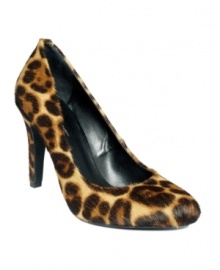 Named for an ornamental gemstone, the Jade pump from INC International Concepts is decidedly decorative in its own right! With a 3-1/2 covered heel, it features a leopard-print pony hair upper and chic almond-toe silhouette. Named for an ornamental gemstone, the Jade pump from INC International Concepts is decidedly decorative in its own right! With a 3-1/2 covered heel, it features a leopard-print pony hair upper and chic almond-toe silhouette.