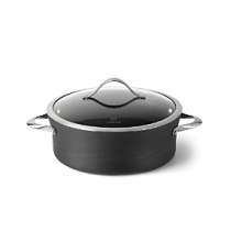 Ideal for creating healthy, low-fat meals, Calphalon's Contemporary Nonstick pans feature a hard-anodized exterior that distributes heat evenly eliminating hot spots, and a nonstick interior that offers effortless food release with little to no added fat and easy clean up. Ideal for creating healthy, low-fat meals, Calphalon's Contemporary Nonstick pans feature a hard-anodized exterior that distributes heat evenly eliminating hot spots, and a nonstick interior that offers effortless food release with little to no added fat and easy clean up.