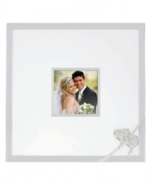 Treat a special couple to the True Love autograph frame. Interlocking hearts adorn this elegant, silver-plated showcase for a cherished wedding photo. A broad rim accommodates signatures from bridal shower or reception guests. Qualifies for Rebate Treat a special couple to the True Love autograph frame. Interlocking hearts adorn this elegant, silver-plated showcase for a cherished wedding photo. A broad rim accommodates signatures from bridal shower or reception guests. Qualifies for Rebate